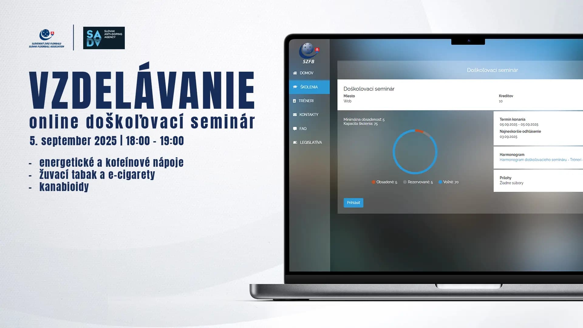 SZFB pozýva na online doškoľovací seminár na zaujímavú tému