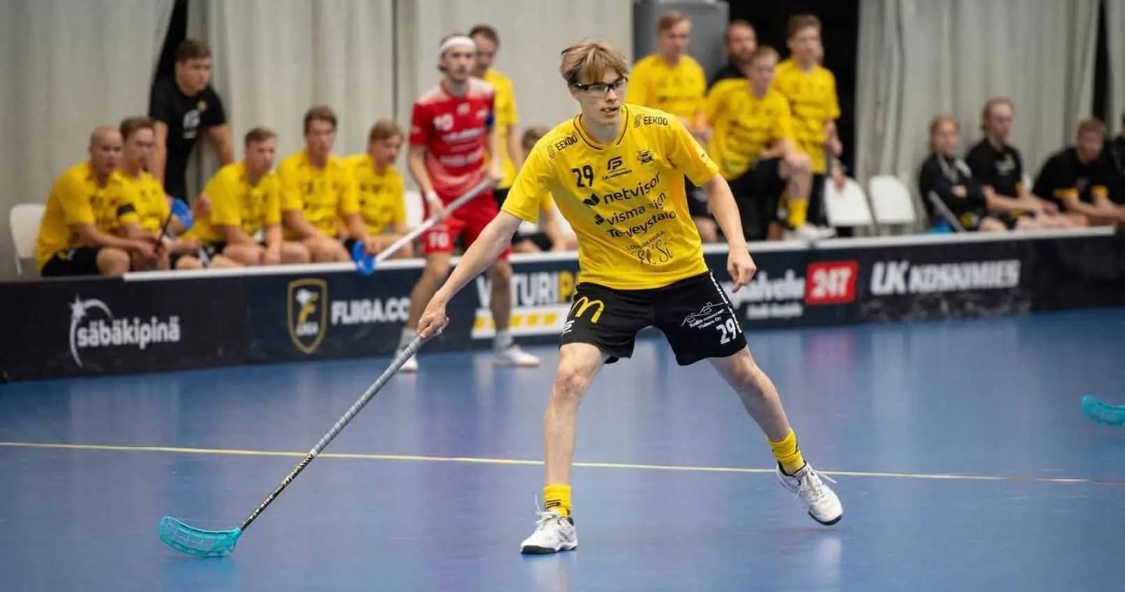 Strelca 1. FBC Trenčín Juha Rantalu, strieda fínsky kolega Nikke Tielinen